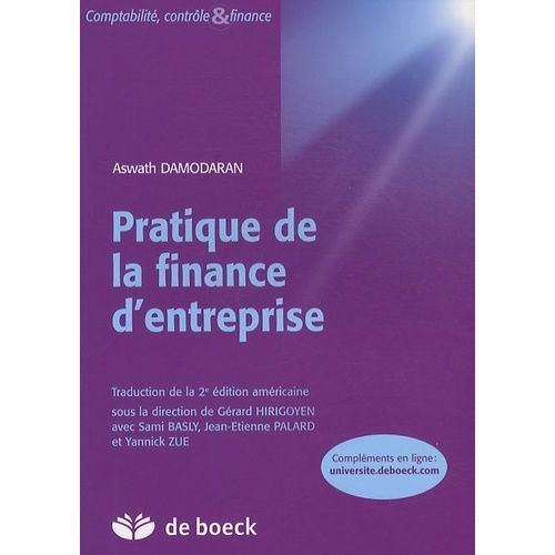 Pratique De Finance D'entreprise