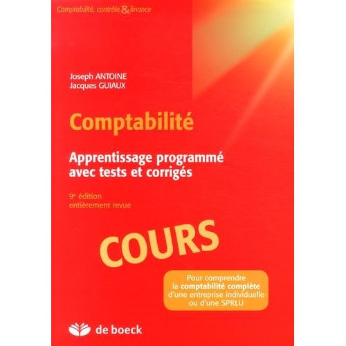 Comptabilité - Apprentissage Programmé Avec Tests Et Corrigés, 3 Volumes
