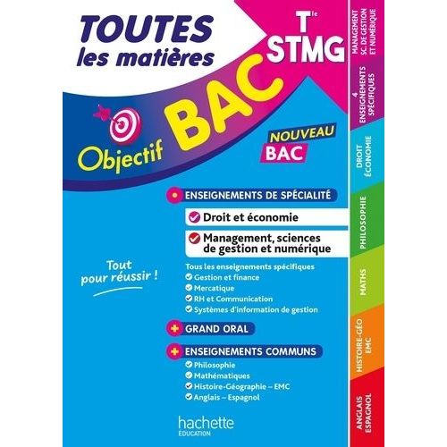 Objectif Bac 2026 - Terminale Stmg Toutes Les Matières