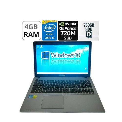 Asus R510C - 15.6" Intel Core i3 - Ram 4 Go - HDD 750 Go