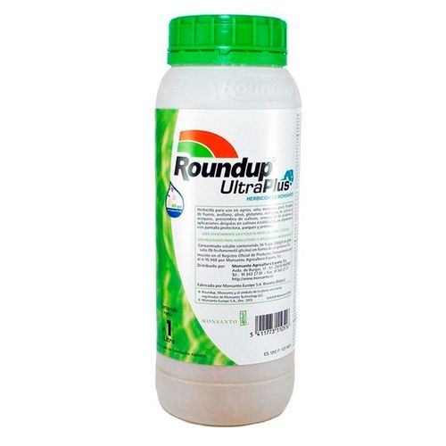 Désherbant Ultra Plus Herbicide Concentré Total Jardin Glyphosate Systémique 1l - Gazon Pelouse Allée Terrasse - Puissant Mauvaises Herbes Plantes Racines