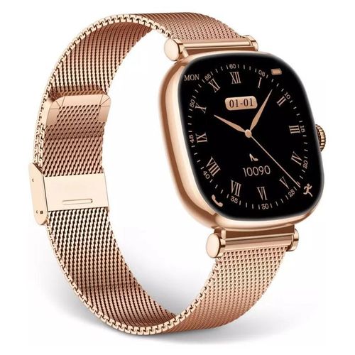 Ksix Iria - Montre Connectée Avec Bracelet - Affichage 1.7" - Bluetooth - 28.6 G - Rose