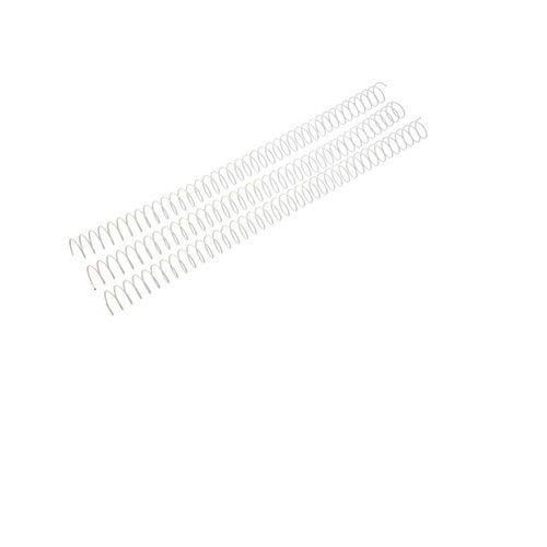 Fellowes - Métal - 16 mm - A4 (210 x 297 mm) - 120 feuilles - blanc - 100 unités spirale de reliure