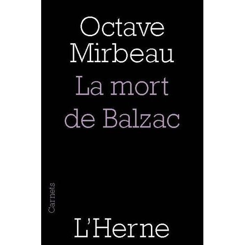 La Mort De Balzac