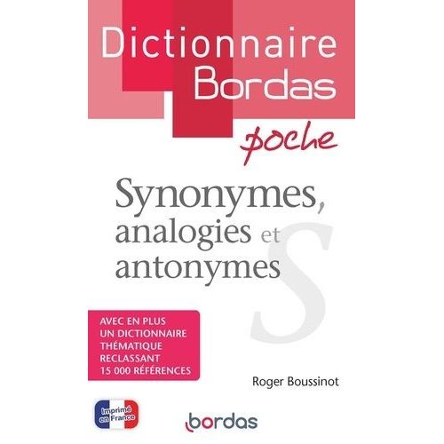 Synonymes, Analogies Et Antonymes