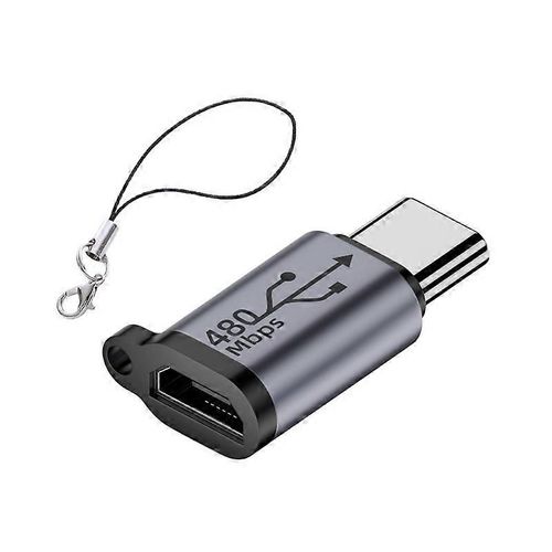 Adaptateur Usb-C vers Micro USB Mini USB TypeC Femelle vers Micro USB Mâle Convertisseur