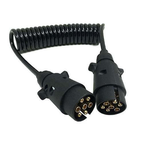 Adaptateur de faisceau de câbles mâle et femelle à 7 broches Câble de connecteur de remorque durable