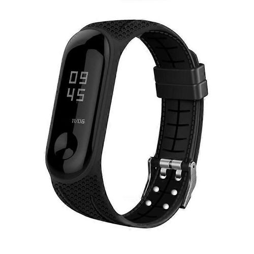 Pour Mi Band 3 4 Bandes Bracelet Ajustable Silicone Sports Smartwatch Band