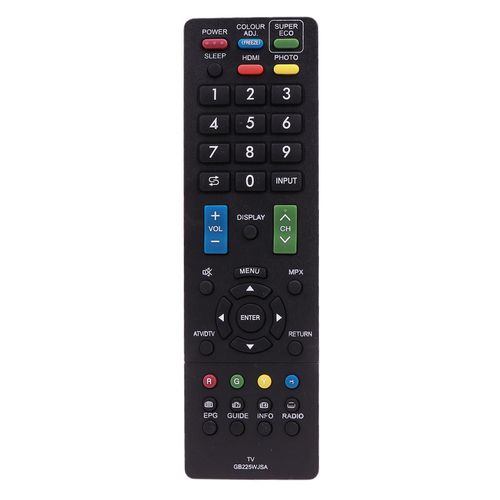 Remplacement de la télécommande du téléviseur pour les accessoires du lecteur multimédia Sharp GB225WJSA