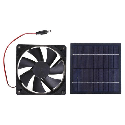 Ventilateur d¿extraction solaire 20W Extracteur d¿air Mini ventilateur Ventilateur alimenté par panneau solaire