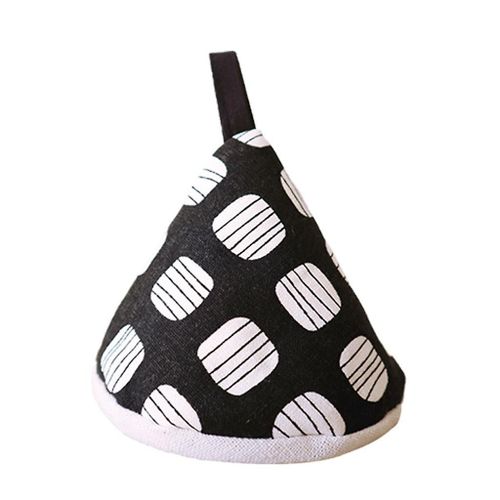 Tissu De Coton Mitaines Triangulaires Isolation Thermique Cadeau Lavable Pour Les Chefs Boulangers