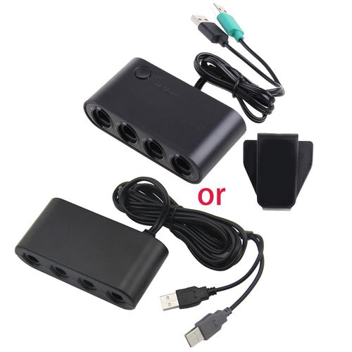 Convertisseur De 4 Ports Pour Gamecube Pour Manette Gc, Adaptateur Usb 3 En 1 Plug Amp; For Play Pas De Décalage Pour Ns Switch Pour Ngc / Pour Wii U / Pc Star Fighting Game