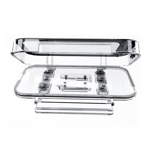 Support De Téléphone De Douche 360 Rotation Murale Support Mural Boîte De Rangement Rotative Pour Baignoire