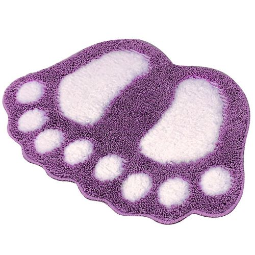Cartoon Big Feet Bain Tapis De Toilette Antidérapant Empreinte Tapis Tapis Absorbant