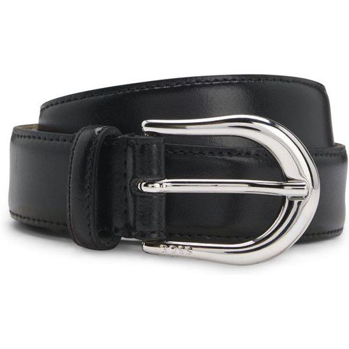 Ceinture En Cuir Italien Avec Boucle Ronde100