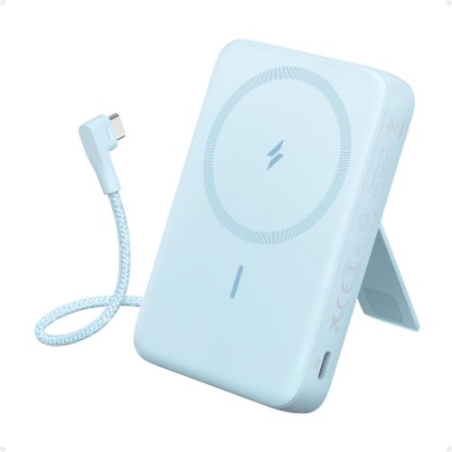 Zolo Power Bank Magnétique, Batterie Externe Portable 10000mah Sans Fil Avec Recharge Rapide 30 W ., Câble Usb-C Intégré Et Support Ajustable, Pour Iphone Séries 15/14, Airpods, Et Bien Plus[M373]