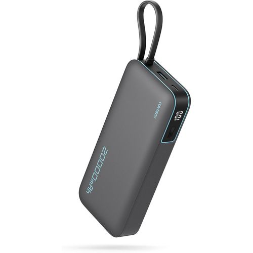 Batterie Externe 45w, 20000 Mah Power Bank Avec Câble Usb C, Chargeur Portable Cp253l Charge Rapide Avec 3 Sorties Et 2 Entrées Pour Iphone 16 Series, Samsung, Pixel, Ipad, Macbook Et Plus[M1016]