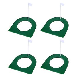4 Pcs/Set Golf Putting Cup Hole Flag Indoor Home Yard Practice Training Tool