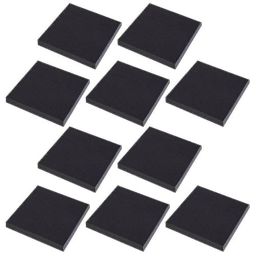 Notes Autocollantes Noires, 10pcs Notes Autocollantes Simples Marker Drapeaux Autocollant Blocs-Notes Pads-K