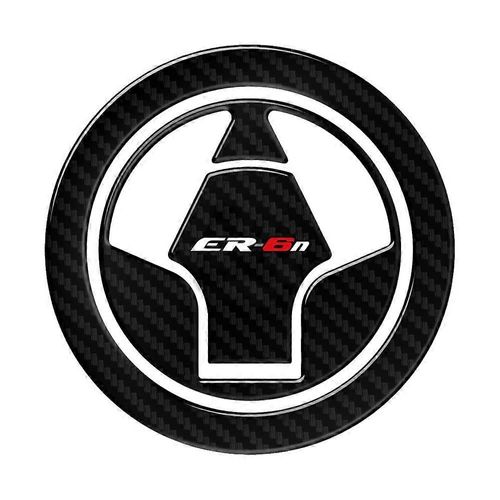 Décalcomanies De Protection De Bouchon De Réservoir De Carburant De Moto 3d Aspect Carbone Pour Kawasaki Er-6n (Er650) 2009-2015