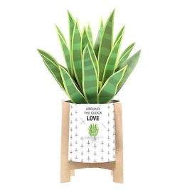 3d Fête Des Mères En Pot Plante Carte De Voeux Message Filles Garçons Festival