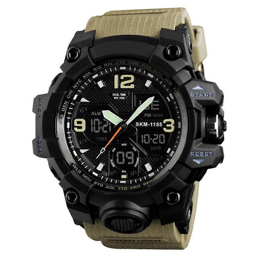 Montre Numérique Électronique Lumineuse Montre De Mode Multifonctionnelle Montre-Bracelet Décontractée Pour Garçon