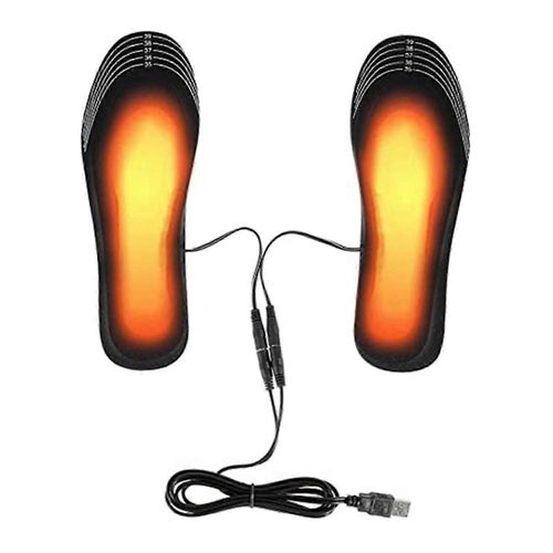 Semelle Intérieure Chauffante Usb Rechargeable Chauffe-Pieds Chaussures Lavables Pour Les Pieds Semelle Intérieure Plus Chaude Pour Hommes Femmes Hiver
