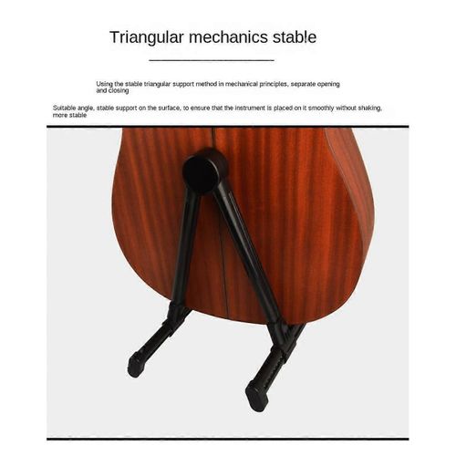 Support De Guitare Électrique Professionnel Guitare Acoustique Électrique Pliante Universelle A-Frame Rack Musical