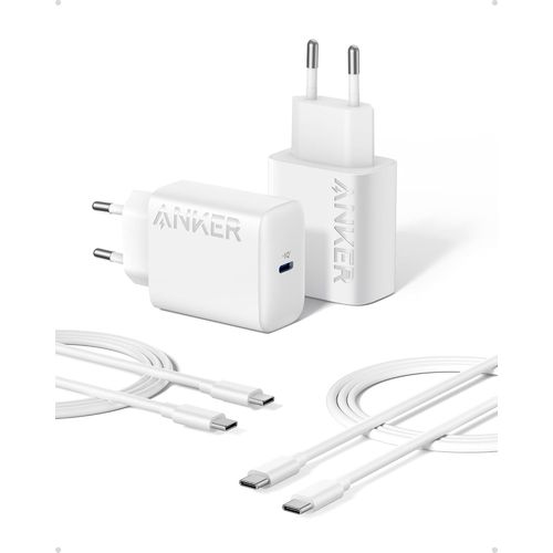 Chenquansarl- Chargeur Usb C 25 W Avec Câble Usb C Chargeur Samsung Charge Rapide Pps Pour Samsung Galaxy S23 Ultra/S23+/S23/S22/S21/S20/Note 20 Etc. (Lot De 2 Câbles De 15 M Inclus)