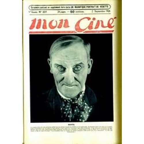 Mon Cine N°237 Du 02-09-1926