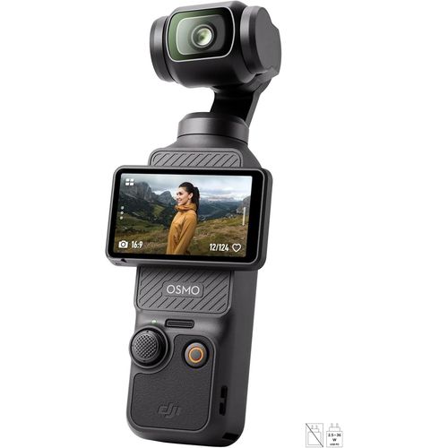 ChenQuanSarl- Osmo Pocket 3, Digital Camera Vlog Cmos 1'' Et Vidéo 4K/120 Ips, Stabilisation À 3 Axes, Map Rapide,Suivi Facial/Objets,Écran Tactile Rotatif 2"",Petite Cam. Vidéo Pour Photographie,Yout