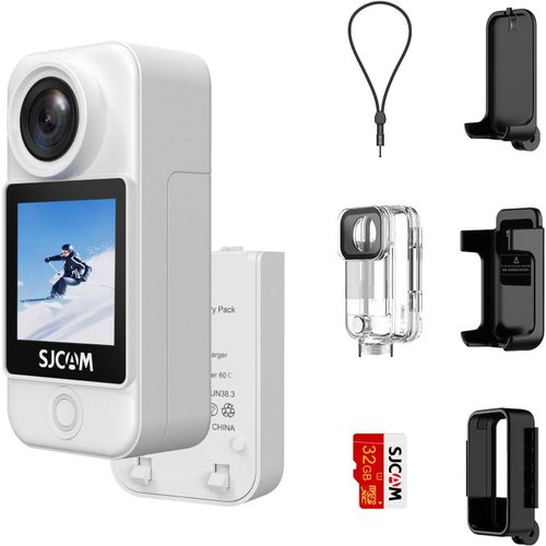 ChenQuanSarl- C300 Caméra D'Action De Poche 4K30Fps, Écran Tactile 1.33'' Caméra Sport, 2.4G/5G Dual Wifi 20Mp Caméra Casque, 6-Axis Eis Caméra Sous-Marine 30M/98Ft Résistant À L'Eau