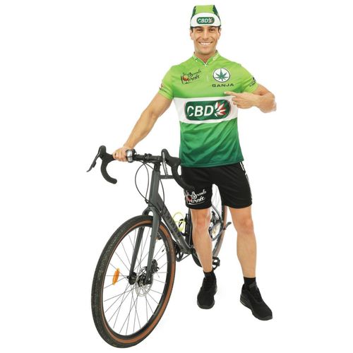 Déguisement Cycliste Vert Cbd Homme - Taille: L / Xl