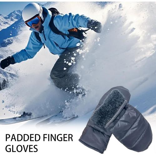 Mitaines De Neige Pour Femme, Mitaines De Ski D'hiver - Mitaines Bouffantes Pour Femme - Mitaines Bouffantes Pour Femme, Gants Imperméables De Snowboard, Mitaines Pour Femme Par Temps Froid, Mitaines D'hiver, Gants Pour Les Mains