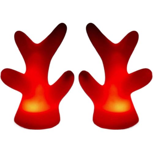 Klaxons Pour Casque De Moto, Décoration Lumineuse Pour Casque De Snowboard, Accessoires De Déguisement De Noël Pour Femmes Et Hommes