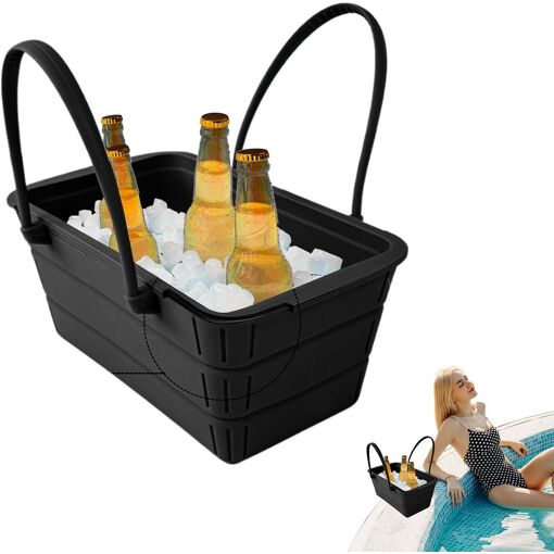 Seau &agrave; glace | Seau &agrave; boissons en silicone avec