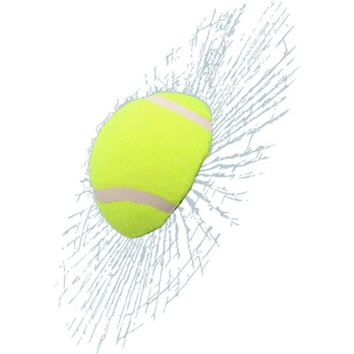 Autocollant De Farce Pour Voiture, Autocollant D'éclat De Verre, Autocollant De Verre De Pain Glacé Délicat De Balle De Tennis, Autocollant De Fenêtre, Décoration De Pare-Brise De Voiture Pour Suv, Berlines, Amateurs De Sport