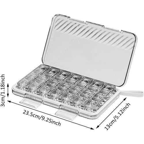 Pilulier Journalier, Pilulier De Voyage, 7 Jours, 3 Compartiments, Pilulier Portable, Pilulier De Voyage, Distributeur De Pilules, Pilulier Médical 
