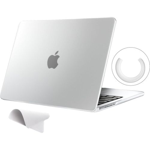 Coque Non Rigide Compatible Avec Macbook Pro 16 Pouces M4 M3 M2 M1 Pro/ A3403 A3186 A2991 A2780 A2485, Version 2024 2023 2021, Etui Anti-Fissuration, Transparent Mat[POR5245806]