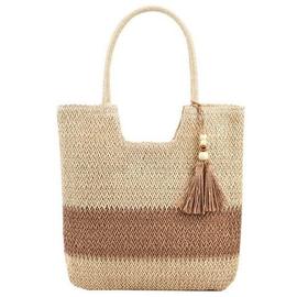 Sac poign e en paille Sac main femme sac de plage d t en