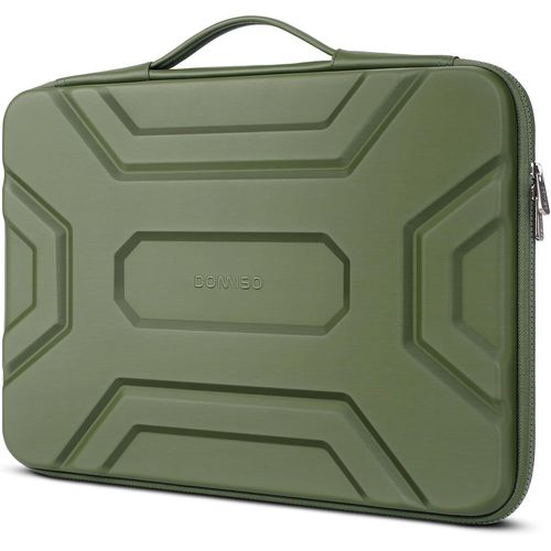 14 Pouces Housse Pour Ordinateur Portable Avec Poignée Housse De Protection Eva Étanche Antichoc Pour Ordinateur Portable 14"" Dell Asus Lenovo Laptop, Vert[POR5246442]