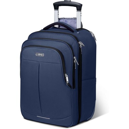 Sacoche Pour Ordinateur Portable À Roulettes - Étanche - Paroi Souple - Avec Roulettes - Pour Le Travail, Les Voyages Et Les Affaires, Bleu, M[POR5247016]