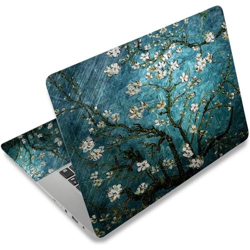 Autocollant En Vinyle Réutilisable Pour Ordinateurs Portables 12,1-15,6"",Décoratif,Résistant À L'Eau Et Aux Rayures,Pour 13,3"" 14"" 15"" Pc Portable Et Netbook (006 Abricotier)[POR5244617]