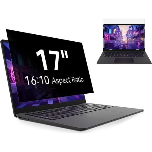 17 Pouces Filtre De Confidentialité Pour Écran Ordinateur Portable, Privacy Screen Protection¿Compatible Avec /Dell/Acer/Lenovo, Aspect 16:10 Amovible Anti-Lumière Bleu Premium P[POR5240230]
