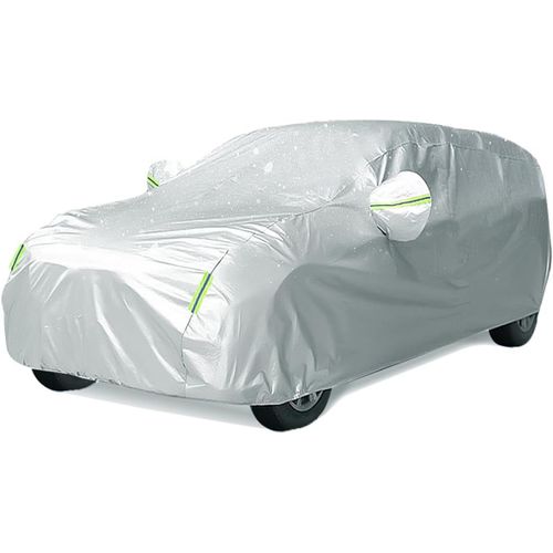 Suv Bâche Voiture Extérieur Étanche Doublure En Coton Housse De Véhicule Bache Automobile Anti-Rayures Protection Uv Durable Universelle Pour Suv; Taille S: 445cm[Rou5244729]