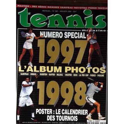 Tennis Magazine N° 262 Du 01/01/1998