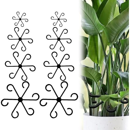 ytseazn-Monstera Lot De 8 Supports Pour Plantes De Jardin,Support De Plantes Grimpantes,Support De Tiges,Support De Tiges,Support De Tiges,Pour Jardinage,Tige De Mousse,Tomates(Noir)