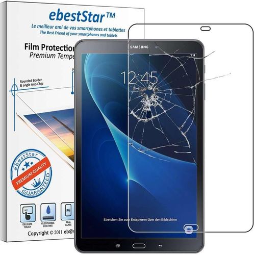 ytseazn-Verre Trempé Compatible Avec Samsung Galaxy Tab A6 A 10.1(2018,2016)T580 T585 Film Protection Ecran Protecteur Anti Casse/Rayure,Sans Bulles[Appareil: 254.2 X 155.3 X 8.2Mm,10.1'']