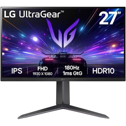 CLICKSELL-Ultragear 27Gs65F-B.Aeu Ecran Pc Gaming 27"" - Dalle Ips Résolution Fhd (1920X1080), 1Ms Gtg, Hdr 10, Srgb99%, Amd Freesync, Compatible Nvidia G-Sync, Inclinable, Displayport 1.4, Hdmi 2.0