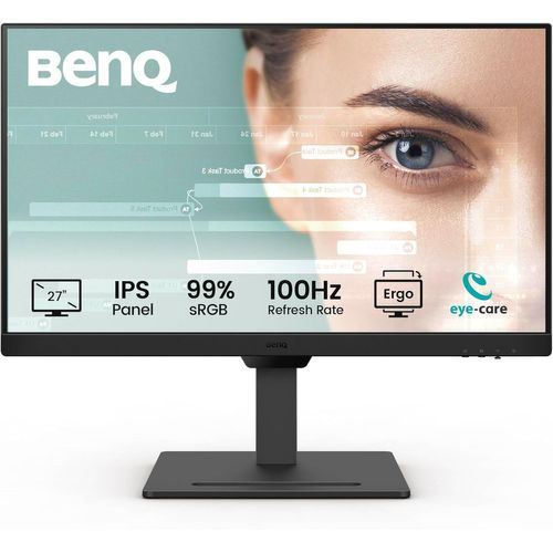 CLICKSELL-Gw2790T Moniteur De Bureau À Domicile 27 Pouces Ips 1080P, 100 Hz, Design Ergonomique, Srgb 99%, Vesa, Hdmi, Dp, B.I., Low Blue Light, Epaper, Mode De Codage, Certifié Tüv Rheinland